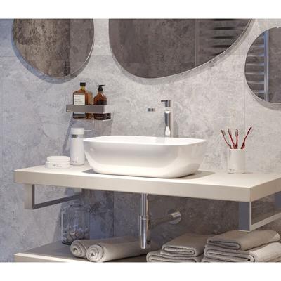 Swiss Aqua Technologies - Infinitio Aufsatzwaschbecken 45,5x32,5 cm, ohne Überlauf, Weiß glänzend Image