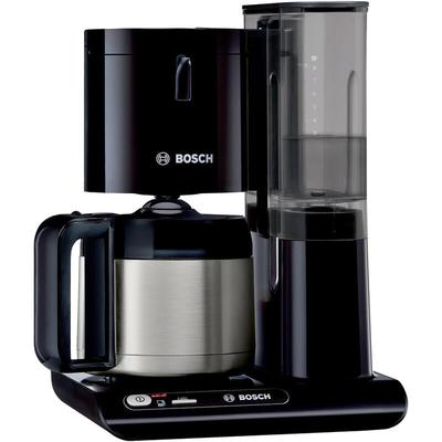 Bosch Haushalt TKA8A053 Kaffeemaschine Schwarz, Edelstahl Fassungsvermögen Tassen=8 Isolierkanne
