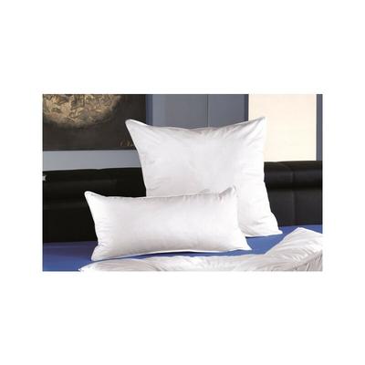 F.a.n. - fan Texas Baumwoll Kopfkissen glatt mit Reißverschluss und Biese 40x60 cm - Weiss Image