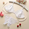 Sous-vêtements pour femmes Lingerie Sexy tentation mignon Kawaii Perspective poitrine