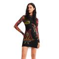 Desigual Damen Vest_rita, 2000 Black Casual Dress, Schwarz, XS EU