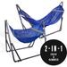 Aurora Home EZ Daze Portable 2 in 1 Hammock and Swinging Chair w/ Stand