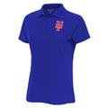 Women's Antigua Royal New York Mets Logo Legacy Pique Polo