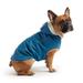 Dark Blue Insulated Dog Raincoat, Large