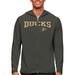 Men's Antigua Charcoal Anaheim Ducks Legacy Full-Zip Hoodie