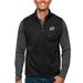 Men's Antigua Black Dallas Stars Links Full-Zip Golf Vest