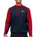 Men's Antigua Navy/Red Columbus Blue Jackets Quarter-Zip Pullover Top