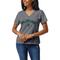 Women's League Collegiate Wear Heather Gray William & Mary Tribe Intramural Boyfriend V-Neck T-Shirt