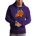 Men's Antigua Purple Phoenix Suns Team Logo Victory Pullover Hoodie
