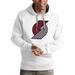 Men's Antigua White Portland Trail Blazers Team Logo Victory Pullover Hoodie