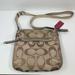 Coach Bags | Coach Tan Crossbody With Pink Outlined C’s | Color: Cream/Tan | Size: Os