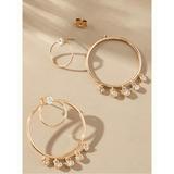 Anthropologie Jewelry | Anthropologie Chandelier Hoop Earrings - Nwt | Color: Gold | Size: Os