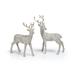 The Holiday Aisle® 2 Piece Resin Reindeer Figurines Set Resin | 5.75 H x 5.25 W x 2.25 D in | Wayfair 7123788559BF4F18B7CB65CCD240A08C