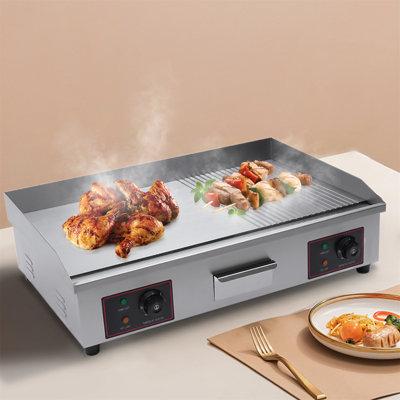 YINXIER Non Stick Electric Grill & Panini Press St...