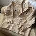 Zara Jackets & Coats | Corduroy Cream Zara Jacket | Color: Cream | Size: L