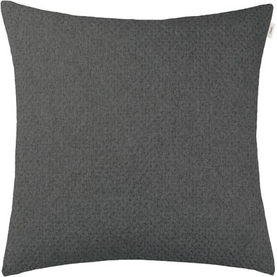 Kissenhülle ESPRIT "Harp Structure, Wendekissenhülle ohne Füllung, 1 Stück", grau (dunkelgrau), B:60cm L:60cm, Polyester, Obermaterial: 100% Polyester, Kissenbezüge, in Flanelloptik Image