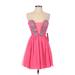 As U Wish Cocktail Dress - A-Line: Pink Dresses - New - Women's Size 3