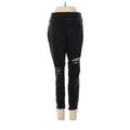 Old Navy Jeggings - Mid/Reg Rise: Black Bottoms - Women's Size 6 Petite