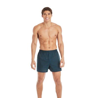 Hanes Men's Ultimate Tartan Boxer 5-Pack (Size XL) Blue/Red/Green, Cotton,Polyester
