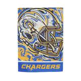 Evergreen Enterprises, Inc Los Angeles Chargers 2-Sided Polyester 18 x 13 in. Garden Flag in Blue/Gray/Yellow | 18 H x 12.5 W in | Wayfair