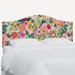 Mayfair Headboard Upholstered/Linen Rifle Paper Co. x Cloth & Company | 49 H x 74 W x 4 D in | Wayfair 914CRPCGRPRTLCB