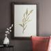 Winston Porter Soft Autumn Branch I Premium Framed Canvas- Ready To Hang Canvas, Solid Wood in Green/Indigo/Pink | 27 H x 18 W x 2.5 D in | Wayfair
