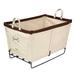 Steele Canvas Basket Canvas Small Carry Basket - 4 Bu Canvas | Wayfair 904CNATLBRNM