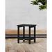 POLYWOOD® Long Island 18" Outdoor Side Table Plastic in Black | 18 H x 15 W x 15 D in | Wayfair ECT18BL