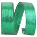 The Holiday Aisle® Woven Metallic Lame Wired Edge Ribbon Plastic in Green | 1.5 H x 900 W x 5 D in | Wayfair DBA22BB87E0D47D8AE25DB75337269B7