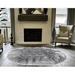 Gray 138 x 102 x 3 in Area Rug - Everly Quinn Mar Vista Solid Color Machine Woven Faux Sheepskin Area Rug in Sheepskin/Faux Fur | Wayfair