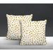 Everly Quinn Indoor/Outdoor Animal Print Square Throw Cushion Polyester/Polyfill blend in Yellow | 17 H x 17 W x 4.5 D in | Wayfair