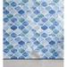 Winston Porter Oriental Style Mosaic in Water Paint Retro Art Print Living Room Kitchen Accent Peel & Stick Wallpaper Panel | 13 W in | Wayfair