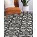 Gray 72 x 48 x 0.08 in Area Rug - The Twillery Co.® Uttoxeter DEER ME CHARCOAL Area Rug Polyester | 72 H x 48 W x 0.08 D in | Wayfair