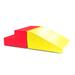 Foamnasium Up & Down 2-Piece Soft Play Set Foam/Vinyl in Red/Pink/Yellow | 10 H x 36 W x 20 D in | Wayfair 1529