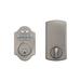 Schlage Electronic Deadbolt Zinc in Gray | 7.5 H x 5.6 W x 3.7 D in | Wayfair JBE105BIL619