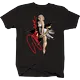 Jupe sexy Marilyn Monroe T-shirt étoile noire mode Été Coton O-cou Manches Courtes Hommes T-shirt