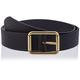 Levi's Damen Women's MID-Width Center BAR Belt, Regular Black, 90 cm