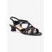 Women's Tristen Sandal by Easy Street in Black (Size 8 1/2 M)