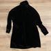 Urban Outfitters Dresses | Mockneck Velour Dress | Color: Black | Size: M