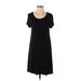 Old Navy Casual Dress - Shift: Black Solid Dresses - Women's Size Small