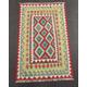 Handmade Kilim Rug, Artisan Afghan Turkish Wool Aztec Sheep Wool Kilim Rug 158x104 CM