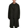 Urban Classics Men's Long Coat Mantel, Black, 3XL