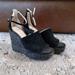 Jessica Simpson Shoes | Jessica Simpson Black Wedge Espadrilles | Color: Black | Size: 5