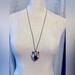 J. Crew Jewelry | J Crew Crystal Necklace With Multiple Crystals And Long Brass Chain. | Color: Black/Cream | Size: Os