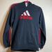 Adidas Shirts & Tops | Adidas Boys Hooded Sweatshirt. Good Condition. Size L. | Color: Blue/Red | Size: Lb