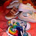 Vans Shoes | Girls Shoe Bundle/ 3 Pair Vans, Converse | Color: Pink/White | Size: 10g
