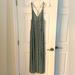 Zara Dresses | Beautiful Zara Maxi Dress, Only Wore Once. | Color: Green | Size: S