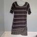 Free People Dresses | Free People Intimately Bodycon Dress 3/4 Sleeves Sz L | Color: Gray/Purple | Size: L