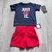 Nike Matching Sets | Nike Red Blue Shorts Set Size 18 Months | Color: Blue/Red | Size: 12-18mb