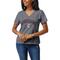 Women's League Collegiate Wear Heather Gray Charleston Cougars Intramural Boyfriend V-Neck T-Shirt